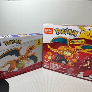 MEGA Pokemon Charizard Building Set & MEGA Pokémon Charmander Set